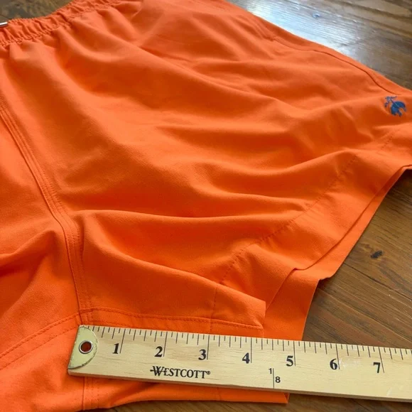 Brooks Brothers NEW Swim Trunks Shorts Orange Size XXL NWOT